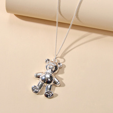 bigpendantnecklace, Jewelry, teddybearpendantnecklace, Teddy