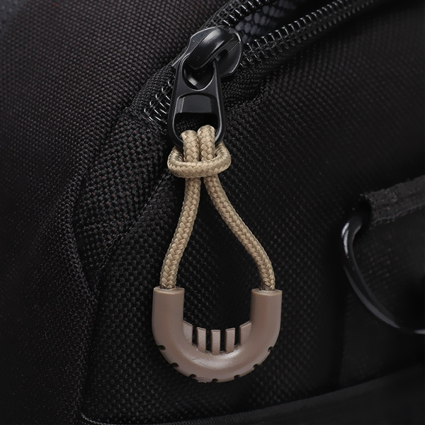 Anti theft outlet zipper