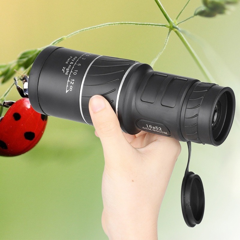 16X52 HD Protable Monoculars Telescope High Powered Waterproof Night Vision Hiking Travel Zoom Telescope
