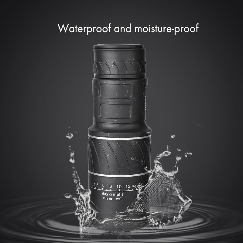 16X52 HD Protable Monoculars Telescope High Powered Waterproof Night Vision Hiking Travel Zoom Telescope