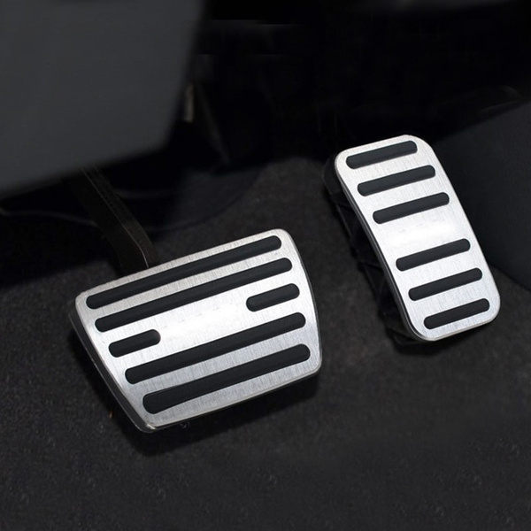 Car Aluminum Accelerator Oil Footrest Clutch Throttle Brake Pedals For