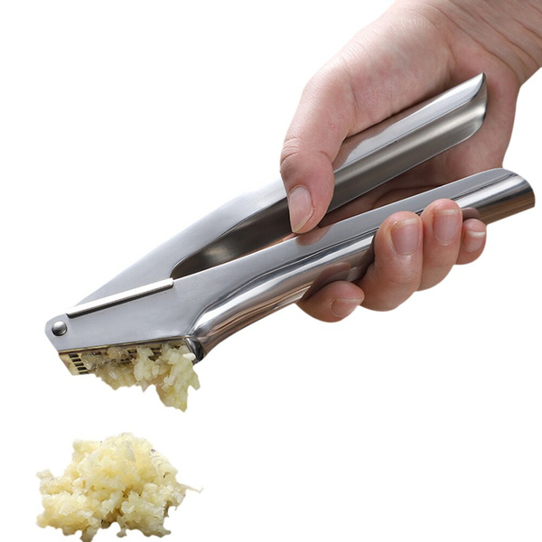 304 Stainless Steel Garlic Press Kitchen Supplies Garlic Press Household  Manual Kitchen Ginger Garlic Masher