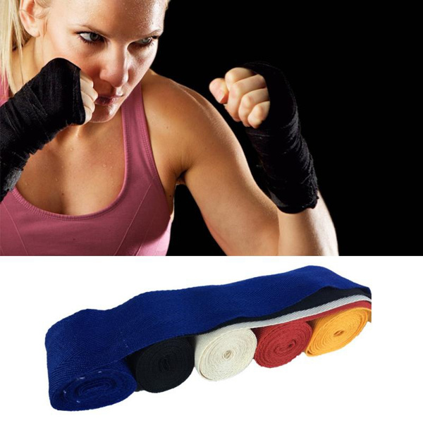 2.5m Cotton Bandage Boxing Wrist Bandage Hand Wrap Combat Protect Boxing 