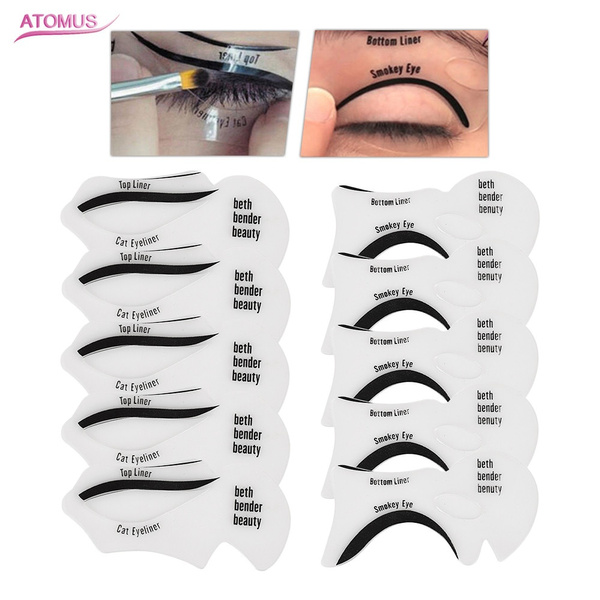 Winged Eyeliner Stencil Printable winged-eyeliner-stencil-printable