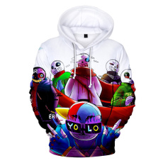 Kawaii, 3D hoodies, teentop, Fashion