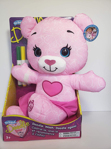 Doodle Bear L18033 The Original 14-Inch Plush Stuffed Toy with 3 