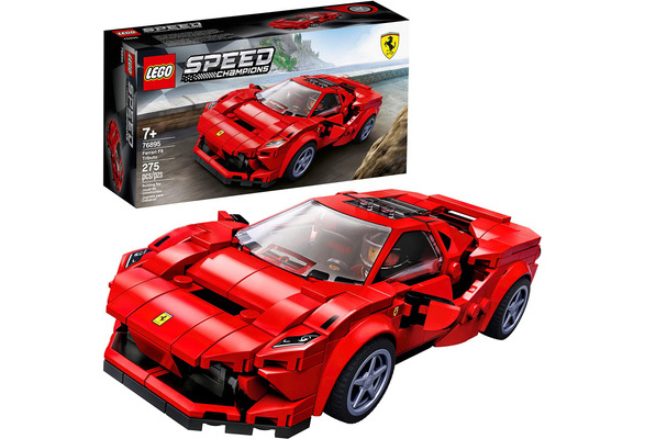  LEGO Speed Champions 76895 Ferrari F8 Tributo Toy Cars for  Kids, Building Kit Featuring Minifigure (275 Pieces) : Toys & Games