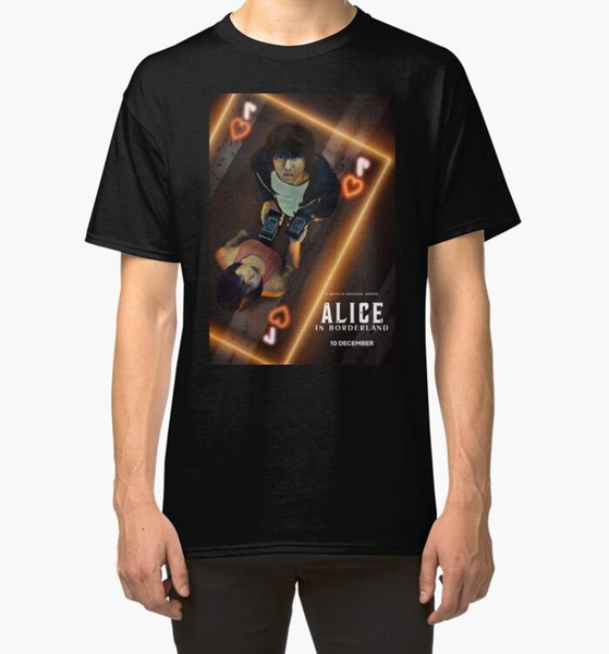 Camiseta 7 Copas Alice in borderland Série Jogo Streetwear