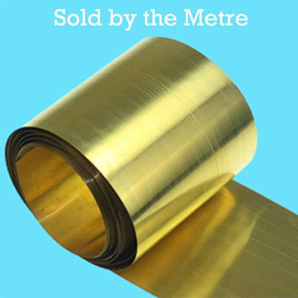 Thin Brass Foil Belt Metal Sheet Plate Model Making Material 100mm Wide 