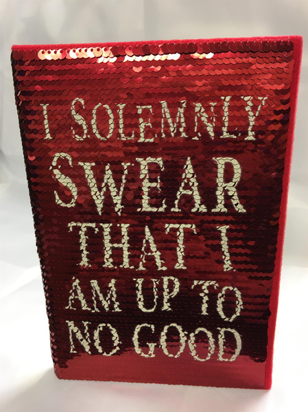 Harry Potter Solemnly Swear Sequin A5 Notebook 