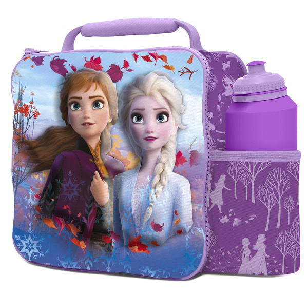 Frozen Elsa Anna Lunch Box Set 3 Pieces Water Bottle Snack Compartment And  Sandwich Case