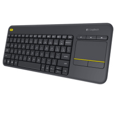 Logitech, black, wireless, Keyboards