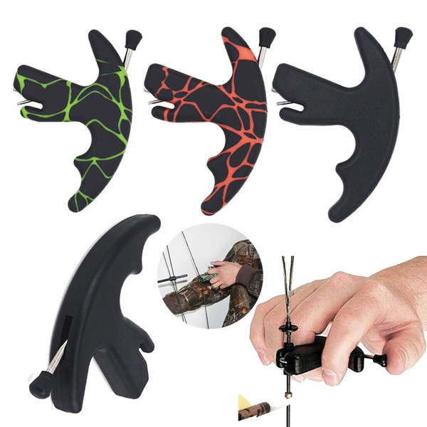 New Colors 3 Finger Archery Release Aid Hunting Compound Recurve Bow