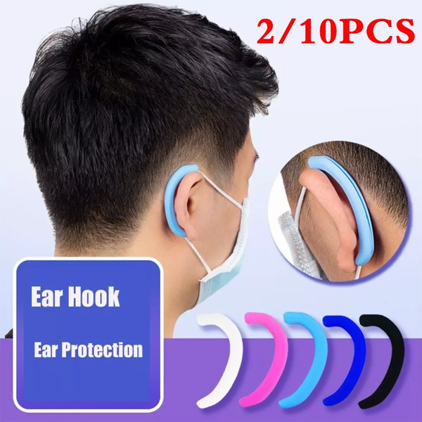 2/10 Adjustable Hook Silicone Mask Ear Protection Belt Unisex Extension