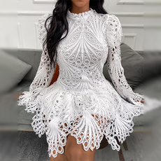 Mini, sleeve lace, Lace, Bell