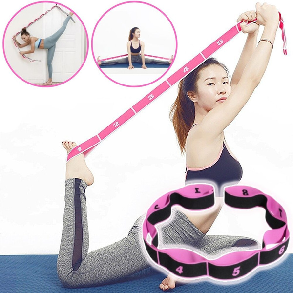 Yoga Ballet Stretch Strap Flexibility Loops Equipment Dance