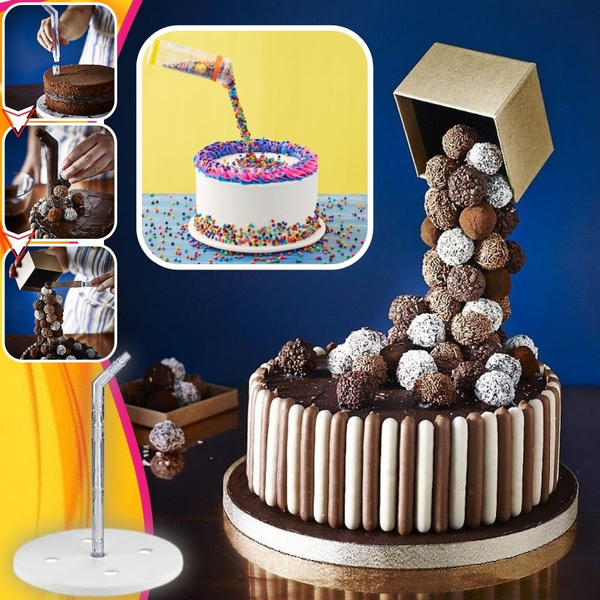 New Cake Frame Anti-Gravity Cake Stand Kit Fondant Cake Adornment Supplies 889 