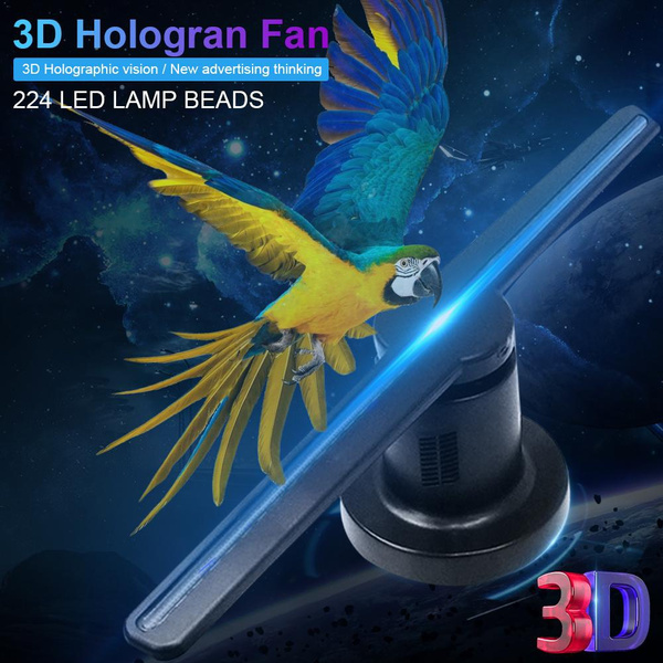 3D Hologram Projector Fan Wifi Tf Hd 