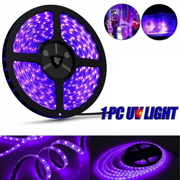 UV/Ultraviolet Black Light LED Strip Light Waterproof IP65, Flexible