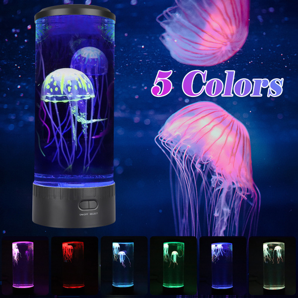 color changing jellyfish lamp