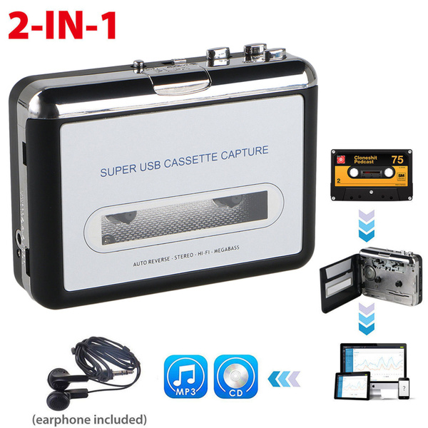 usb portable cassette to mp3 converter