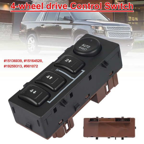 Suburban GMC Sierra 2003-2007 4x4 4wd Switch Replaces 15136039 15164520 19259313 901-072 4 Wheel Drive Switch Transfer Case for Chevy Silverado Tahoe