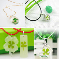 Clover, nail stickers, art, epoxy