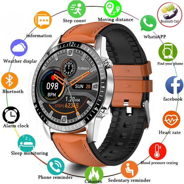 New Men Smart Watch Bluetooth Dial Call Smartwatch Heart Rate Men ...