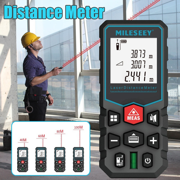 Laser Distance Meter Electronic Laser Digital Tape Rangefinder Metro Laser  Range Finder Build Measure Device Ruler Test Tool