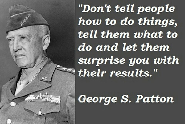 General George Patton Man Cave SIGN 4x6 magnet Fridge Bar Toolbox Shop World War 