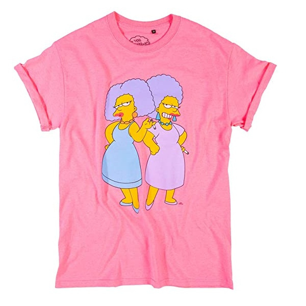 Hot Pink The Simpsons Patty t shirt NA 