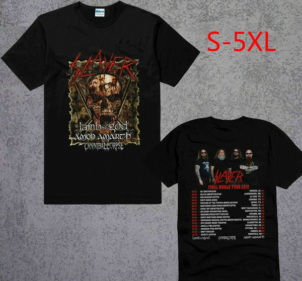 Slayer tour hot sale shirt 2019