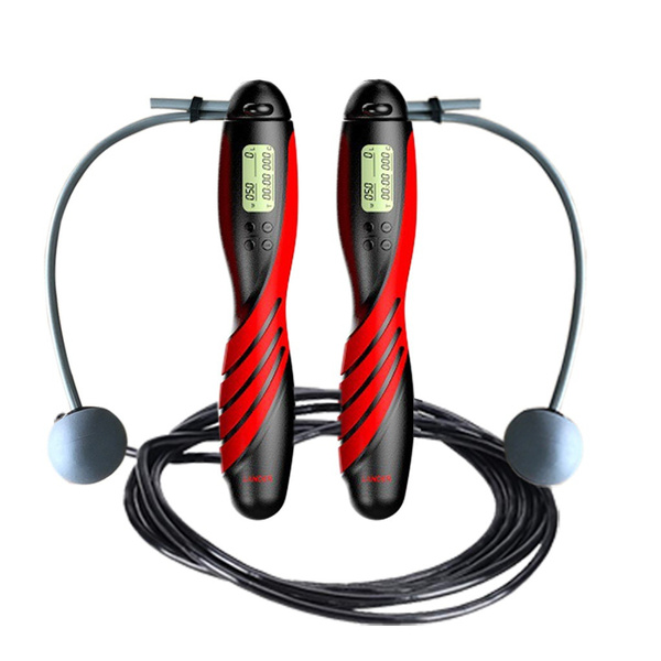 Calorie Jump Counter for Indoor Outdoor Workout 2-in-1 Jump Rope 