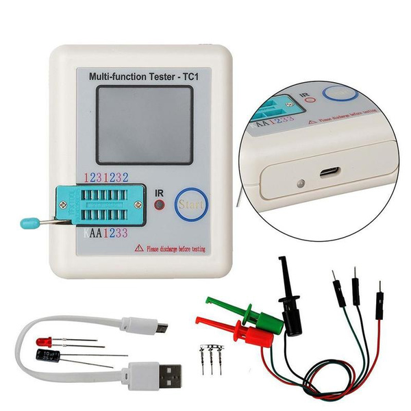 Pocketable Multifunction Transistor Tester LCR-TC1 Full Color Graphics Display 