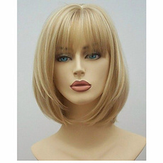 wig, fashionbobwig, goldenwig, human hair