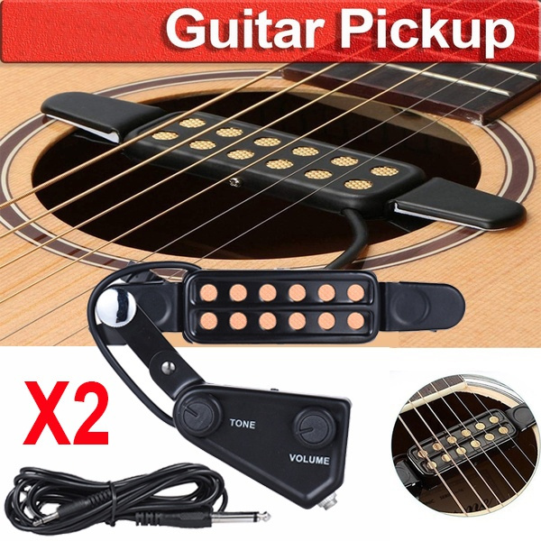 2X Music Tools 12hole Acoustic Guitar Sound Hole Pickup