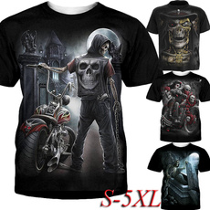 Summer, Mens T Shirt, Goth, Fashion