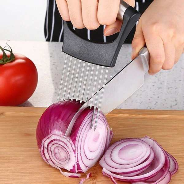 Stainless Steel Vegetable Holder Tomato Slicer Meat Slicer