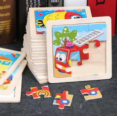 Educational, Toy, Wooden, Puzzle