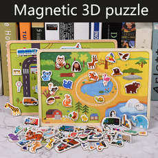 magneticpuzzle, Jigsaw, Toy, puzzletoysforkid