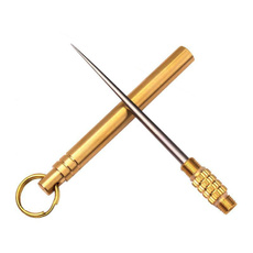 Steel, Brass, outdoortool, multifunctionaltitaniumtoothpick