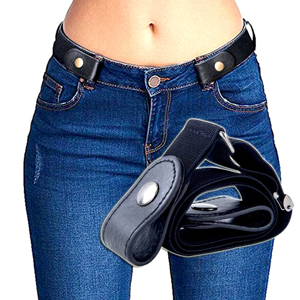 Buckle Free Belt for Jean Pants Dresses No Buckle Stretch Elastic Waist Buckle Free Belt for Jean Pants Dresses No Buckle Stretch Elastic Waist