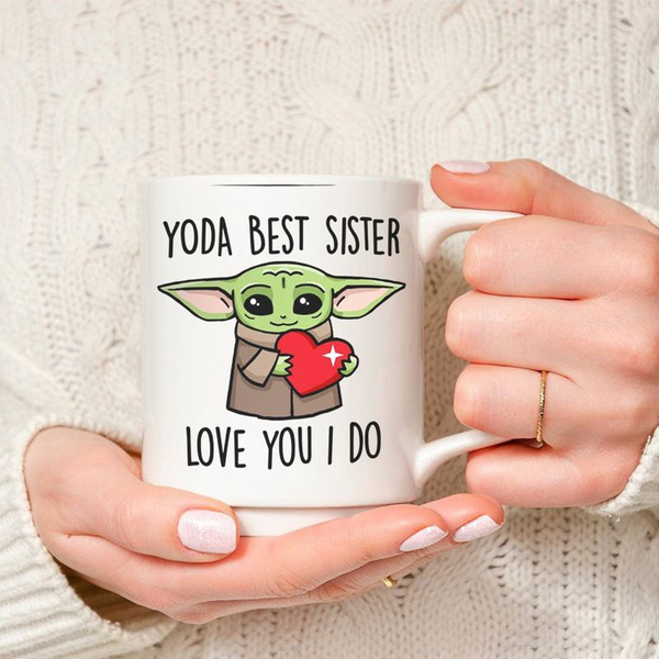 Baby Yoda Loves You Mug