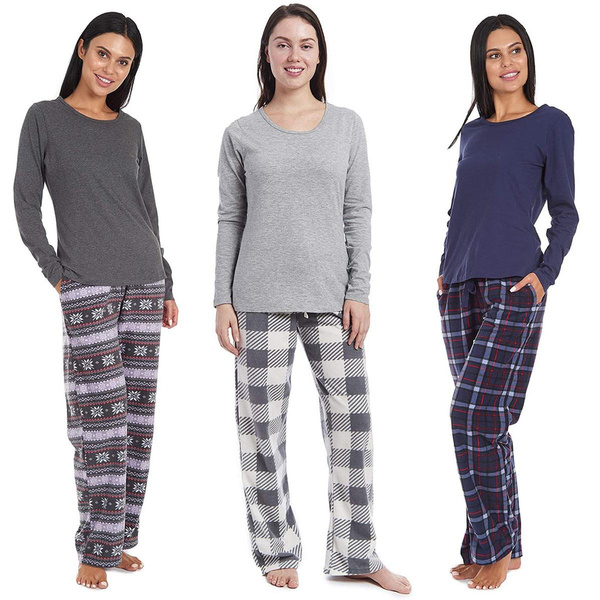Cherokee Womens Soft Pajama Shirt and Pants Set