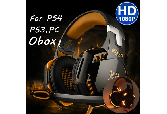 2021 Professional Gaming Headset Over Ear Headphones Deep Bass