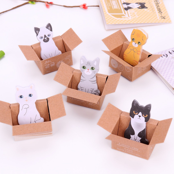 5 Pieces - Notepad / Memo Pads Sticky Note /Label Message Post Marker Stationery Office Material School Supplies | Wish