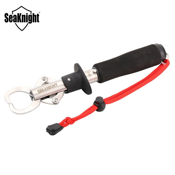 Sk002 Fish Grip Stainless Steel Portable Fishing Tool With Scale Max Load  15Kg Lip Gripper Controller Tackle