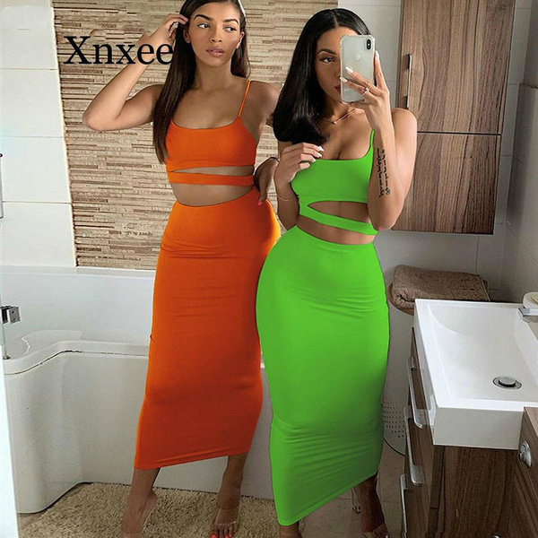 Neon Two Piece Outfits Women  2 Piece Tracksuit Women Neon - Two