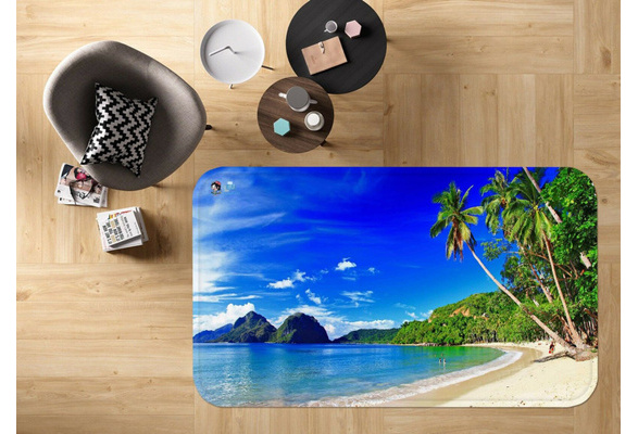 Details about   3D Beach Natural 689 Non Slip Rug Mat Room Mat Quality Elegant Photo Carpet AU 