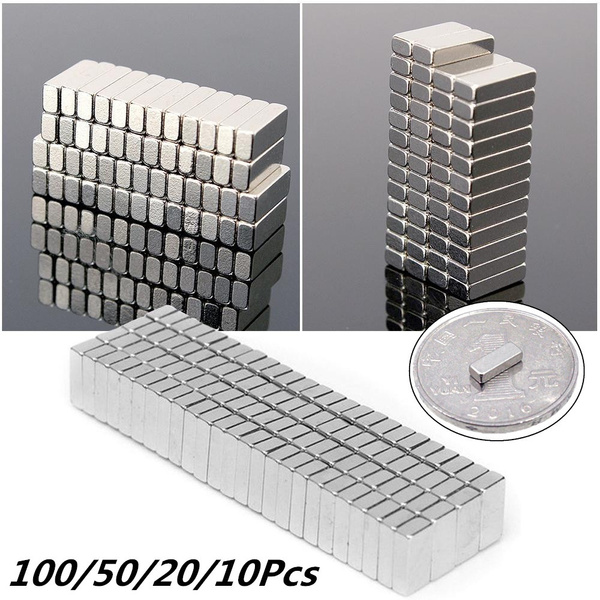 10PCS N35 Square F8x3x2mm Rare Earth Permanent Magnet Strong Magnetic Hot sale 